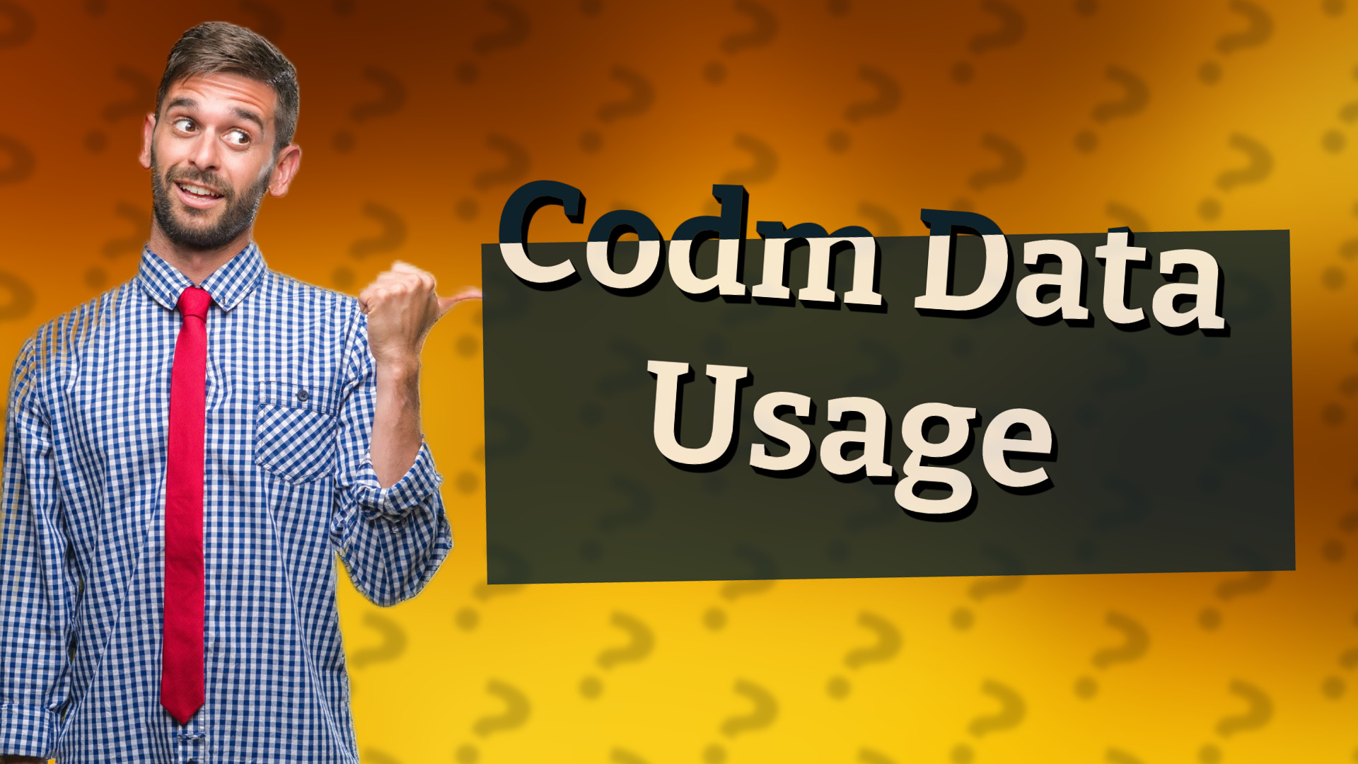 Codm Data Usage