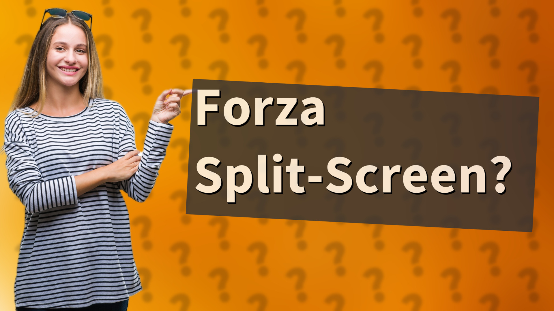 Forza Split-Screen?