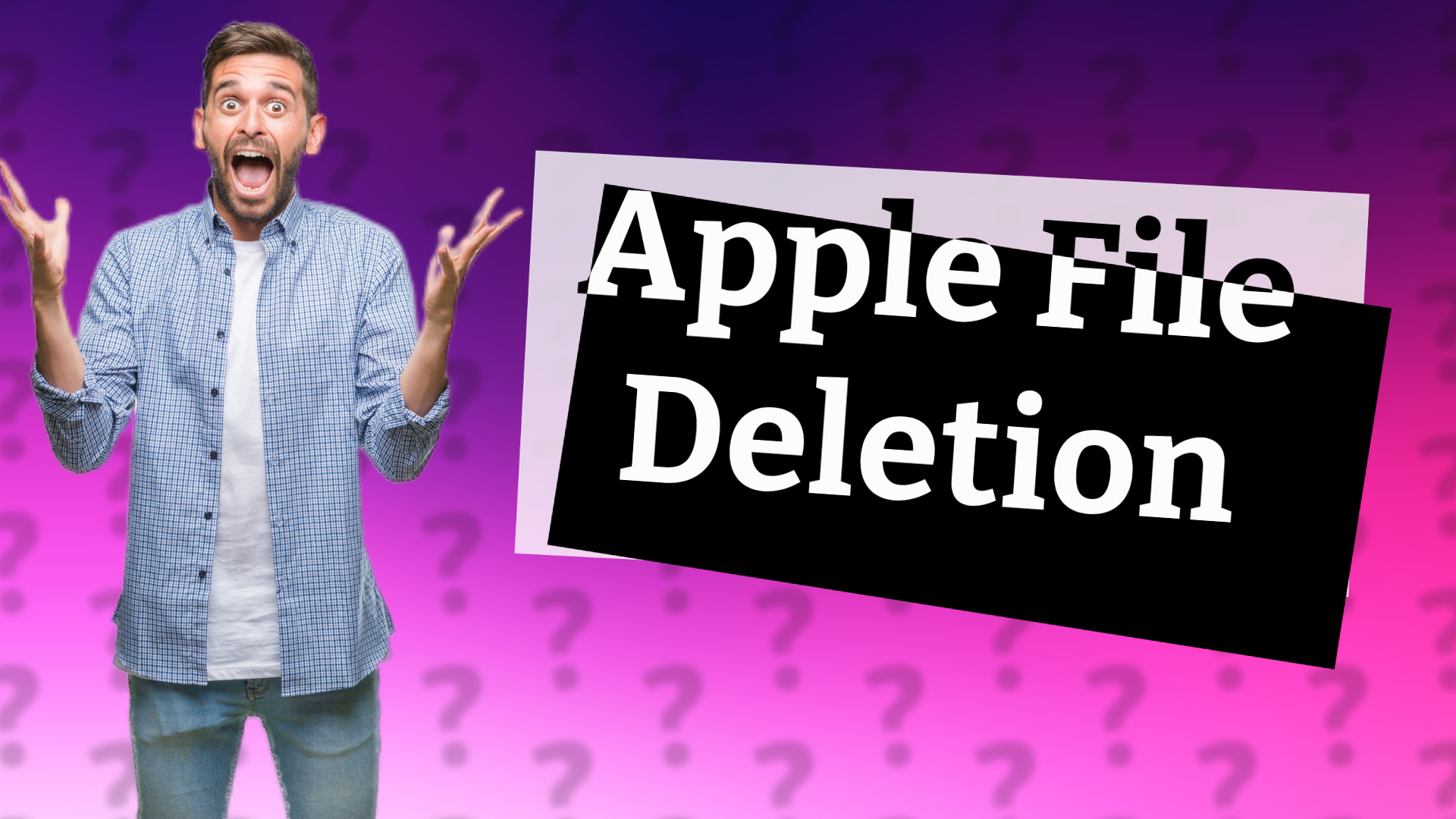Apple File Deletion