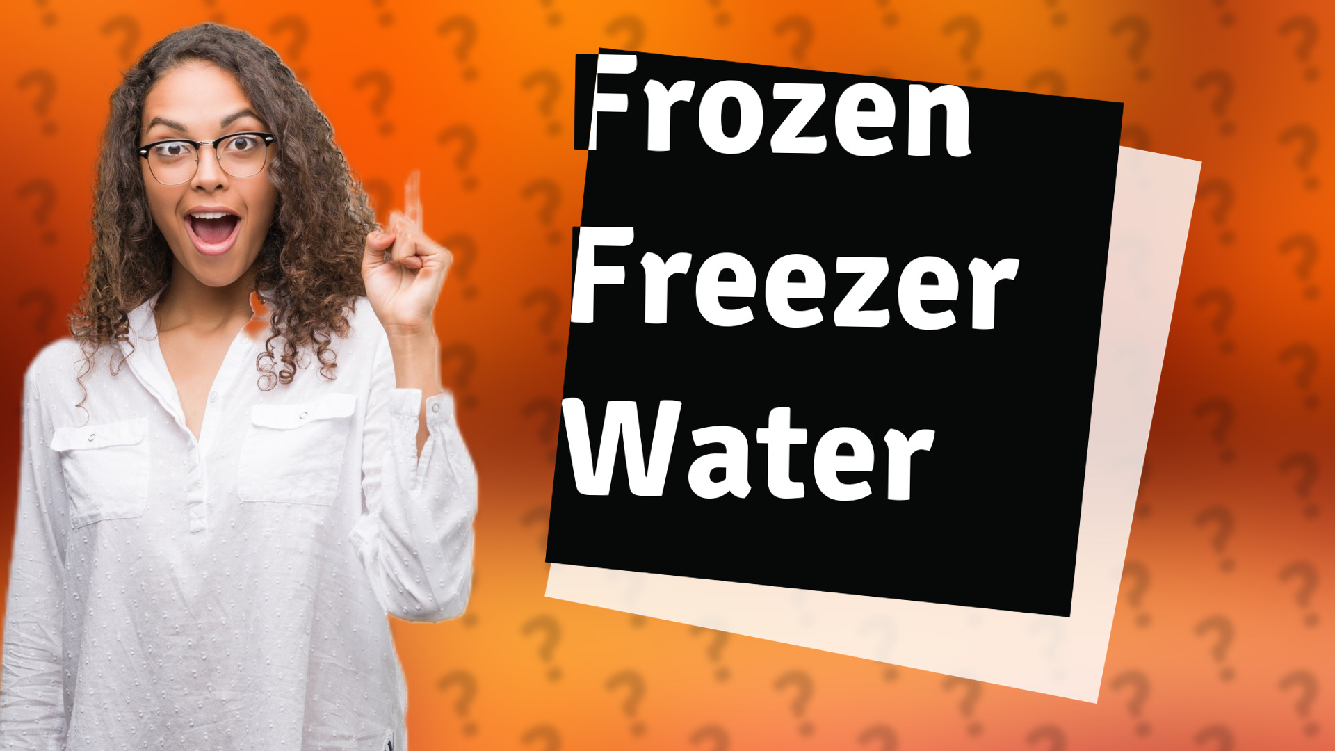 Frozen Freezer Water