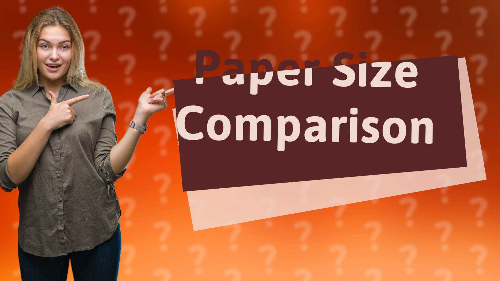 Paper Size Comparison