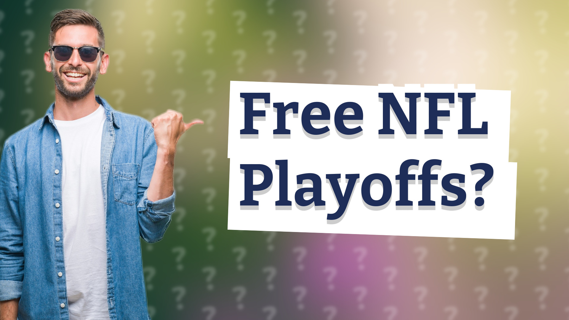 Free NFL Playoffs?