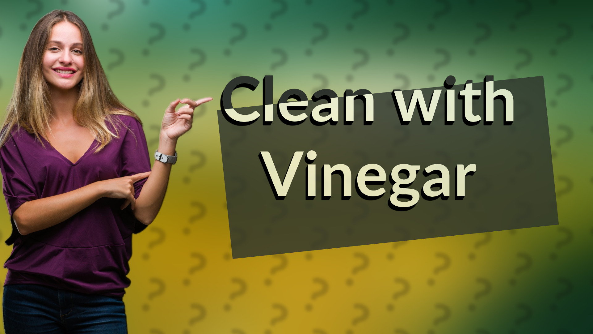 Clean with Vinegar