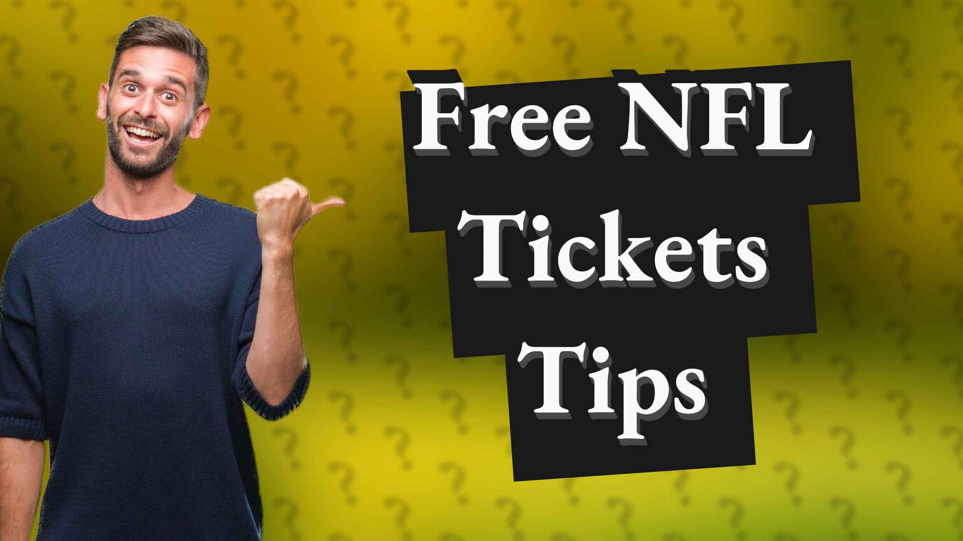 Free NFL Tickets Tips