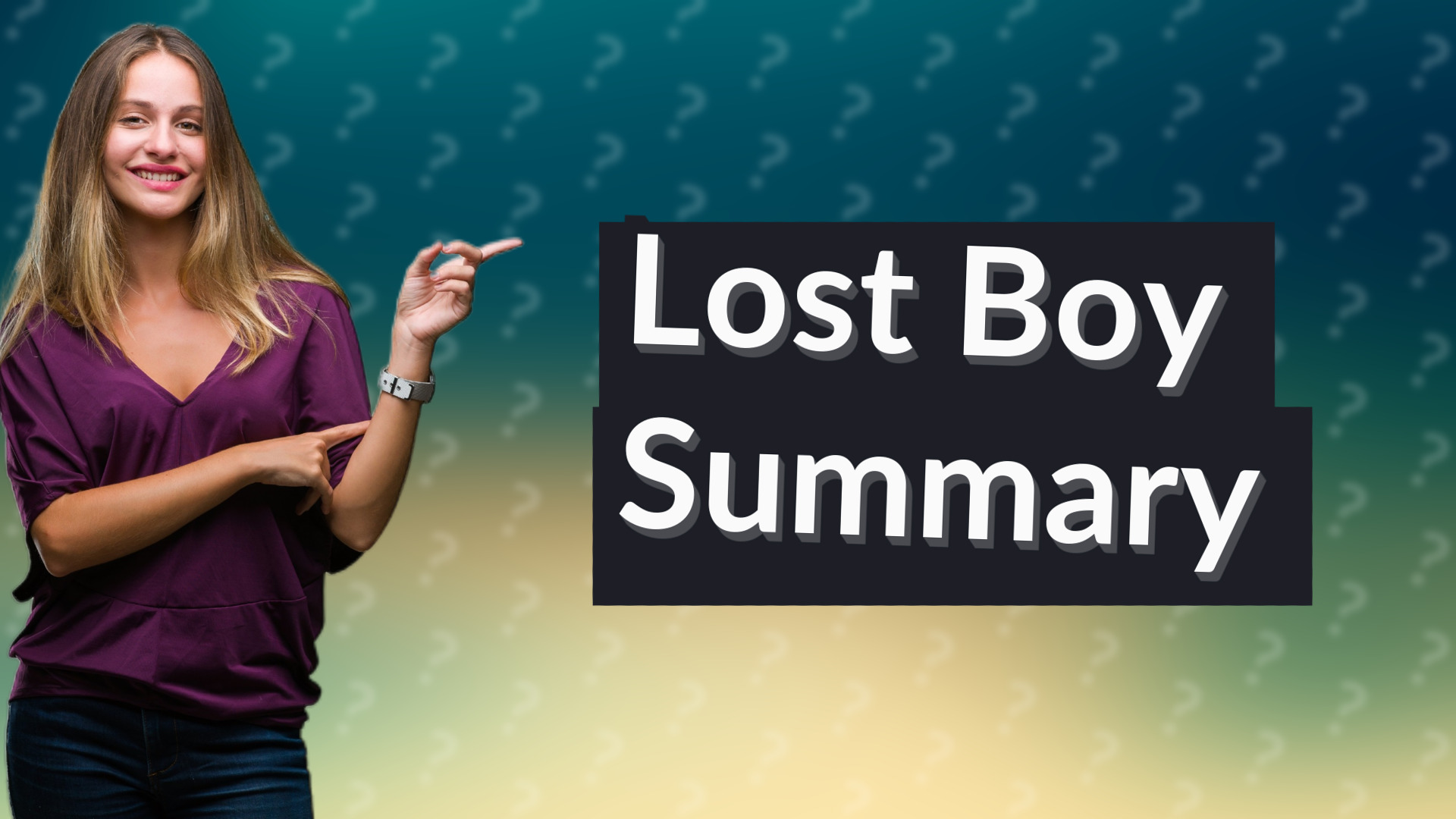Lost Boy Summary