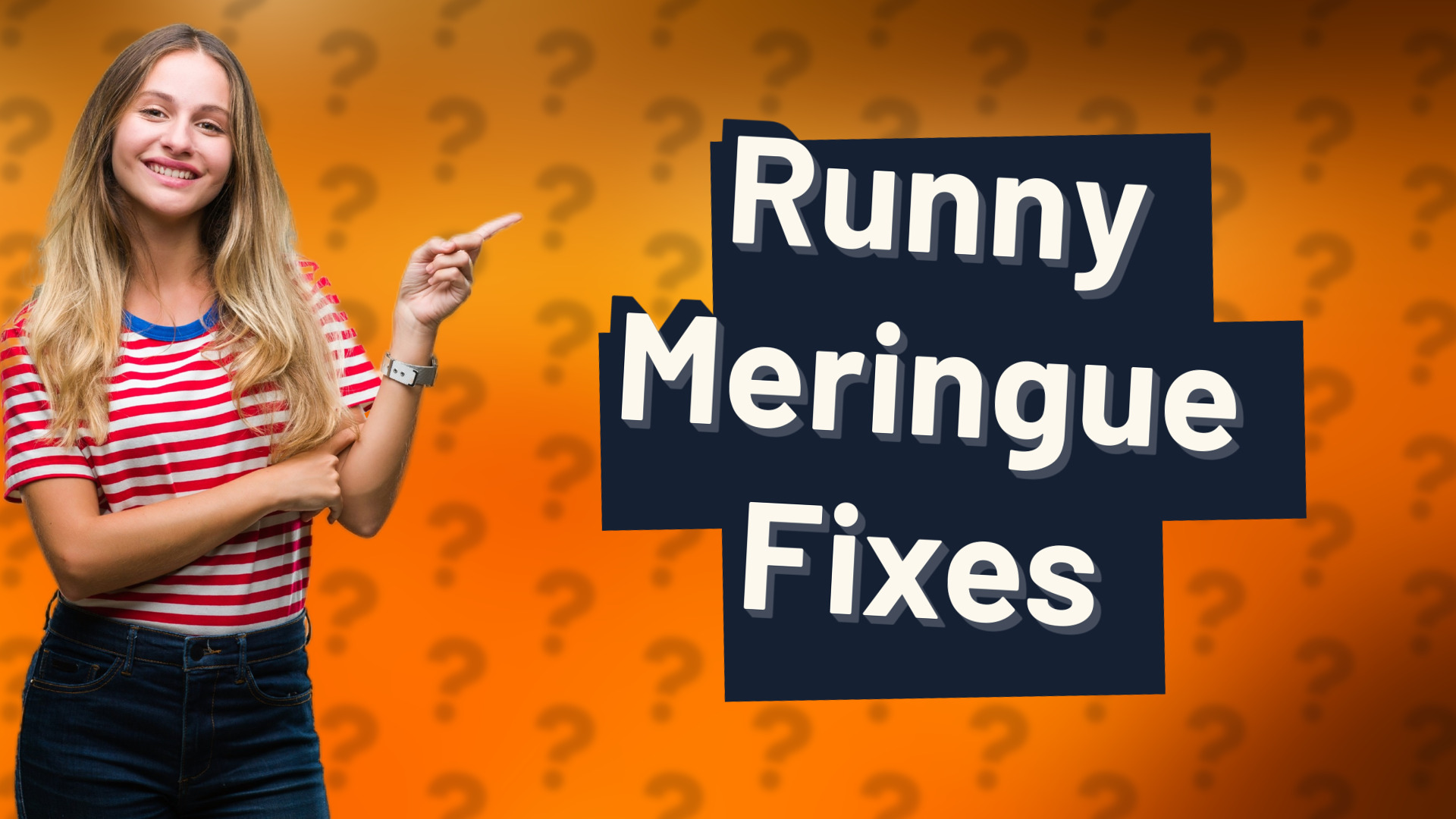 Runny Meringue Fixes