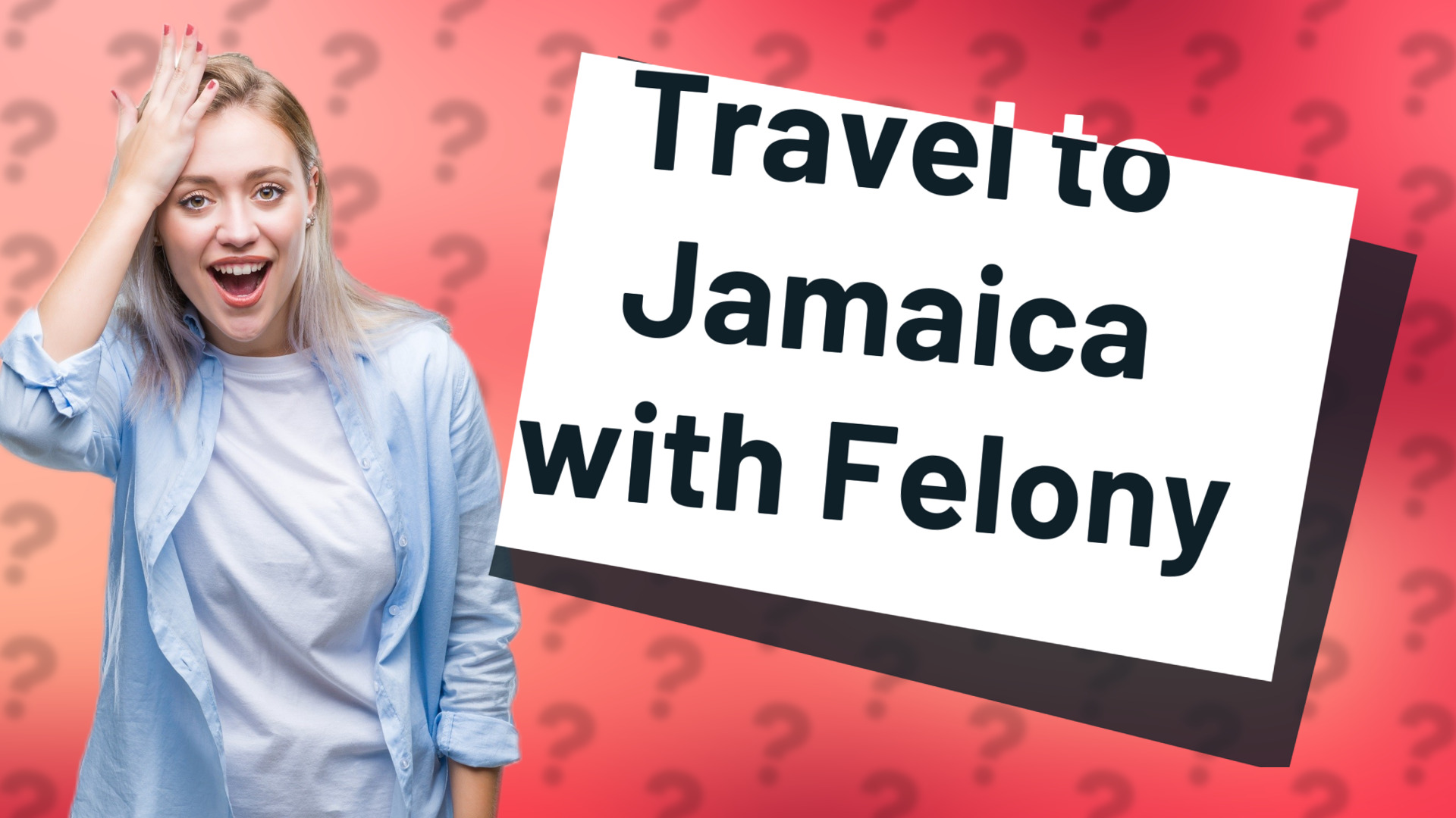 Travel to Jamaica with Felony