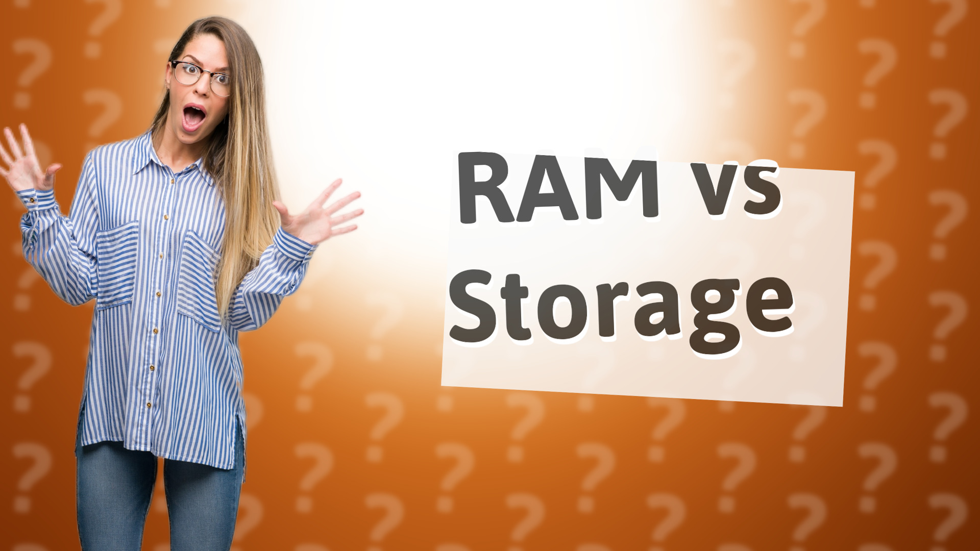 RAM vs Storage