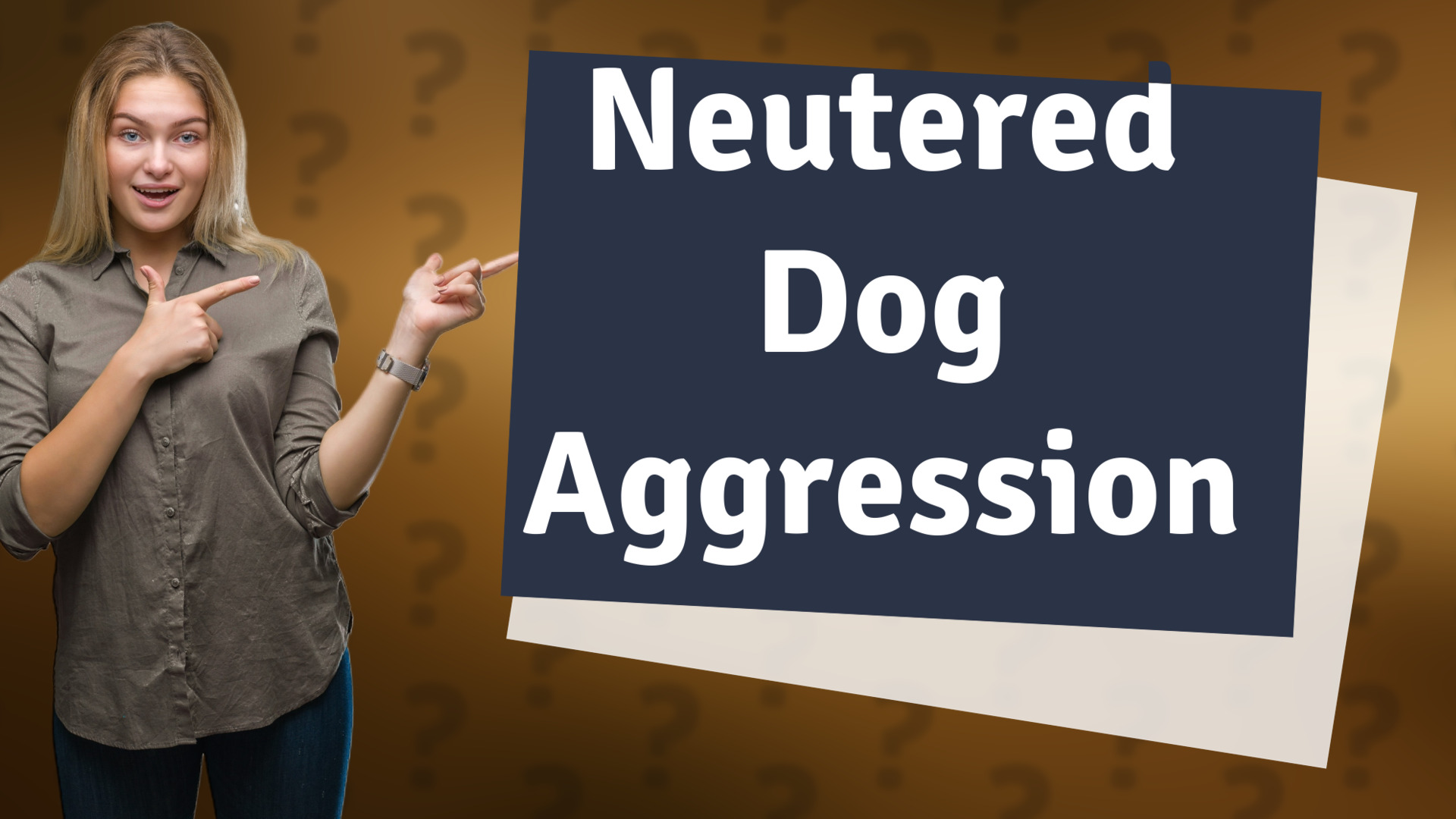 Neutered Dog Aggression