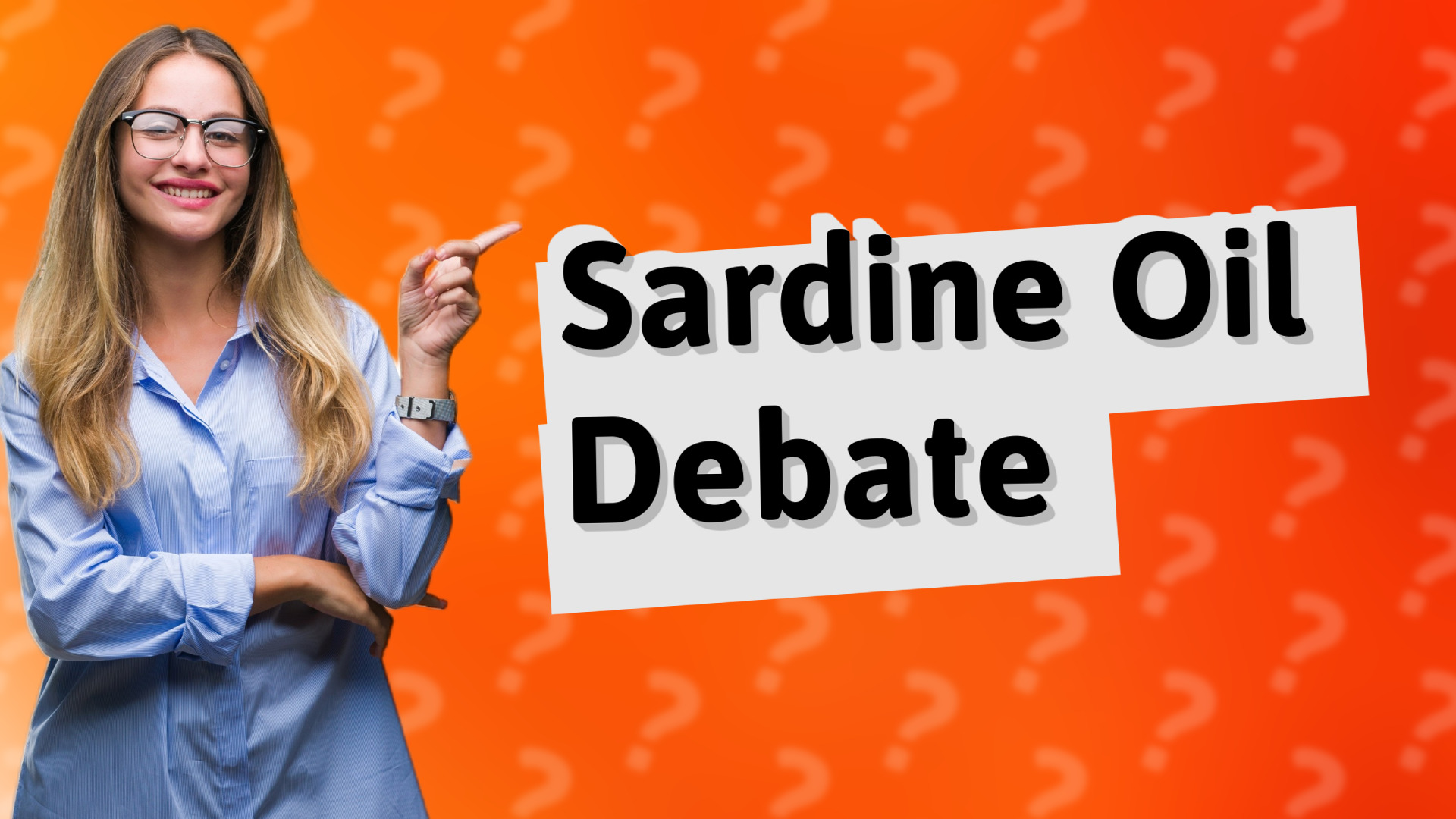 Sardine Oil Debate