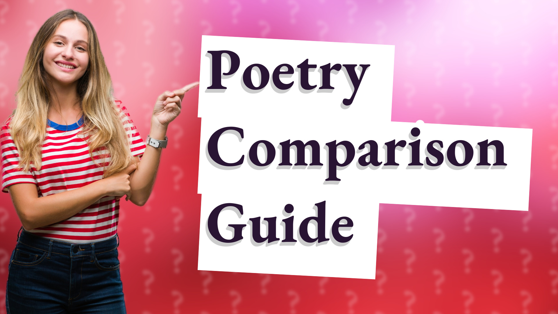 Poetry Comparison Guide