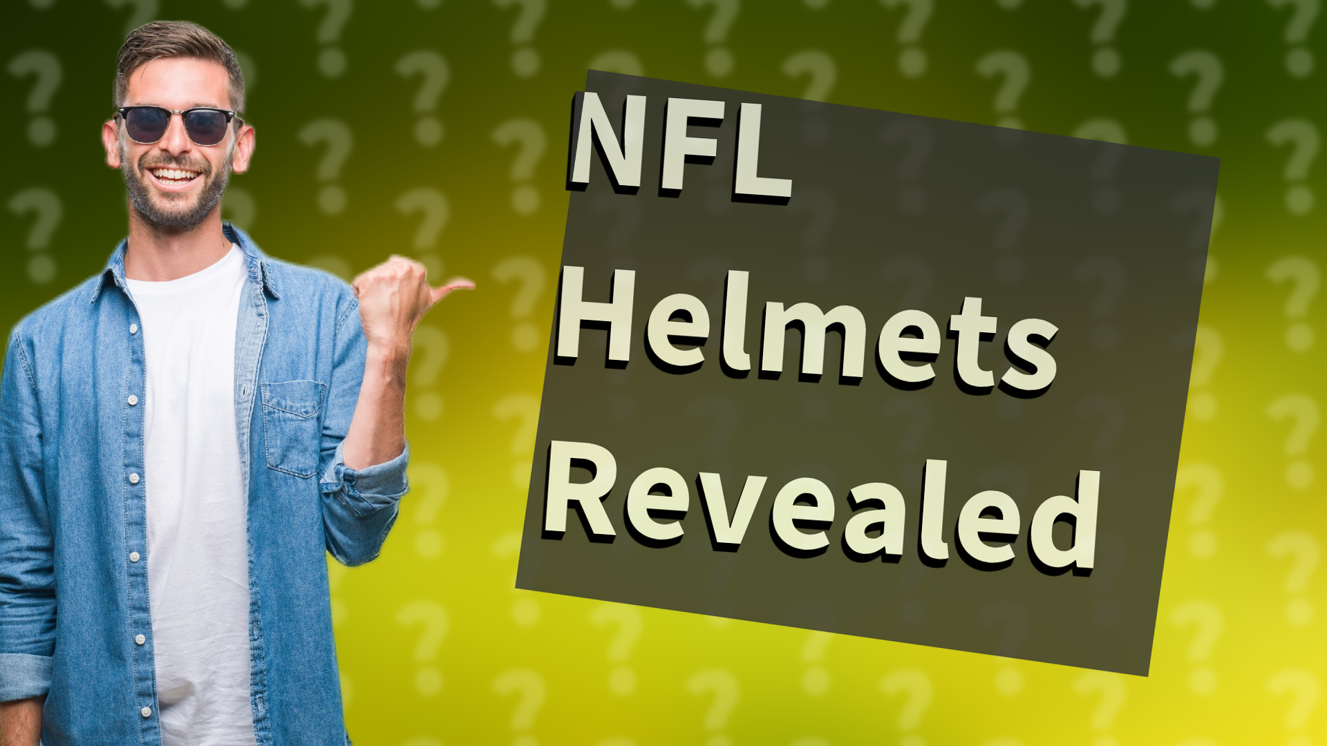NFL Helmets Revealed