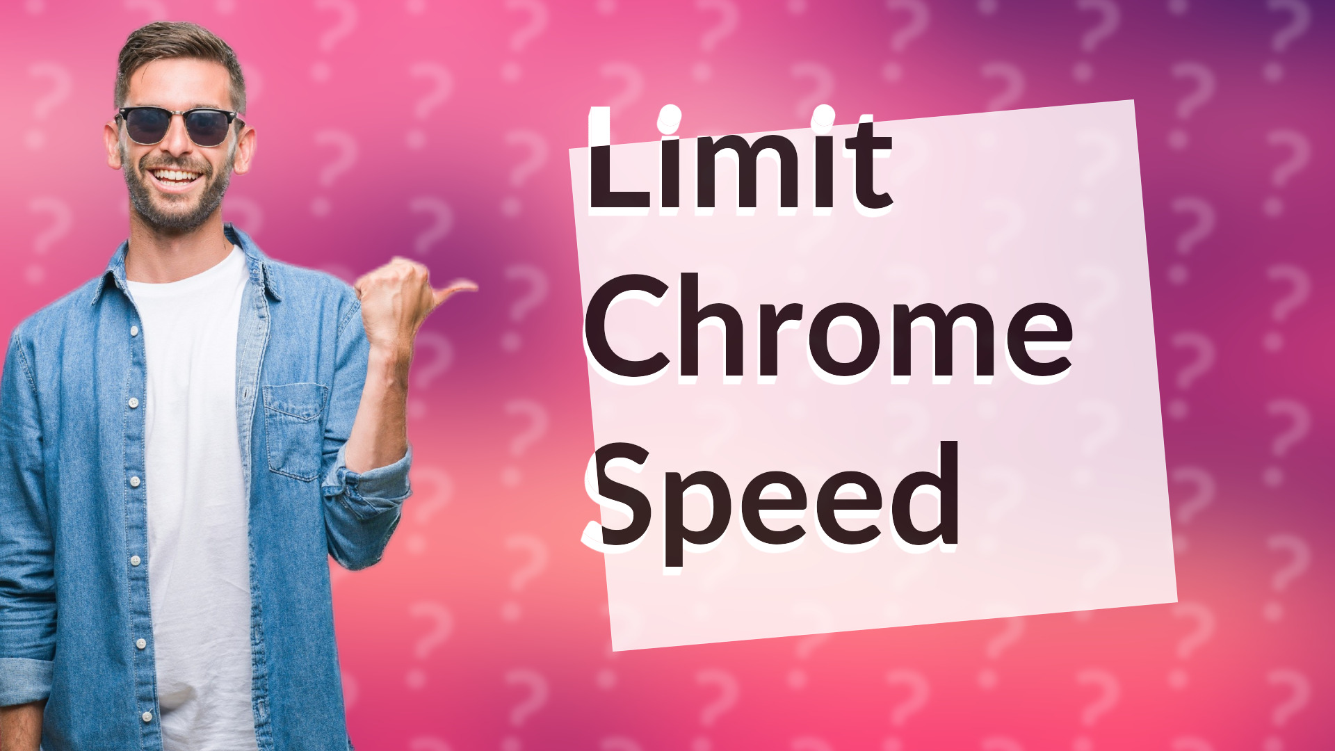 Limit Chrome Speed