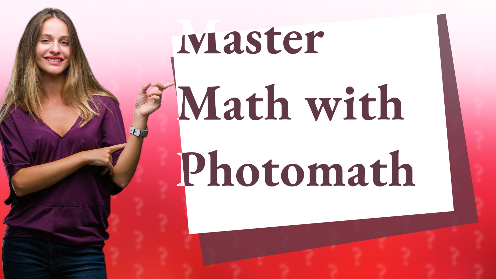 Master Math with Photomath