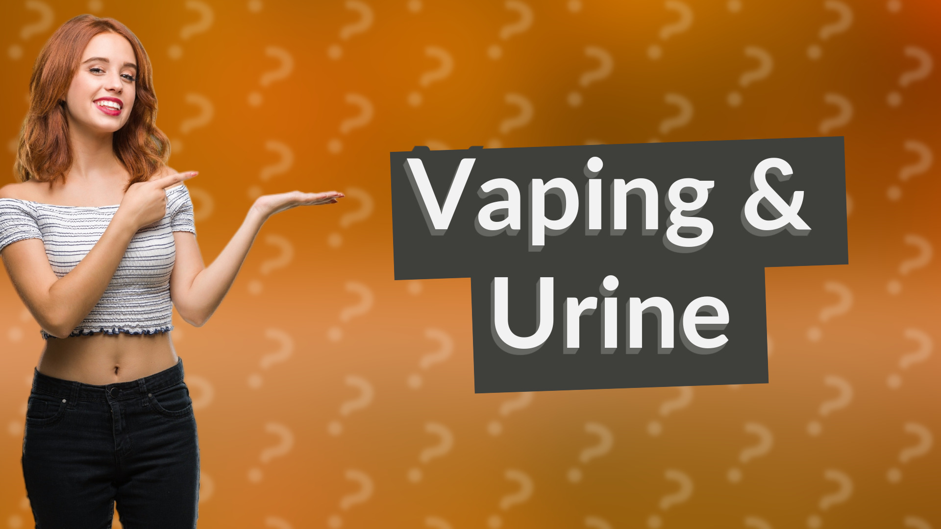 Vaping & Urine