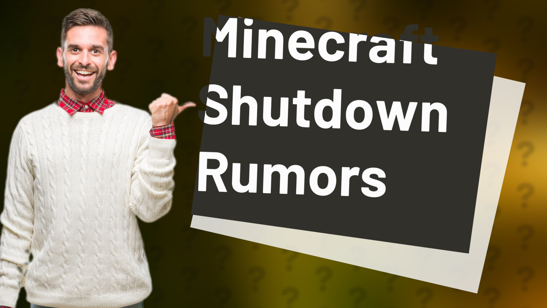 Minecraft Shutdown Rumors