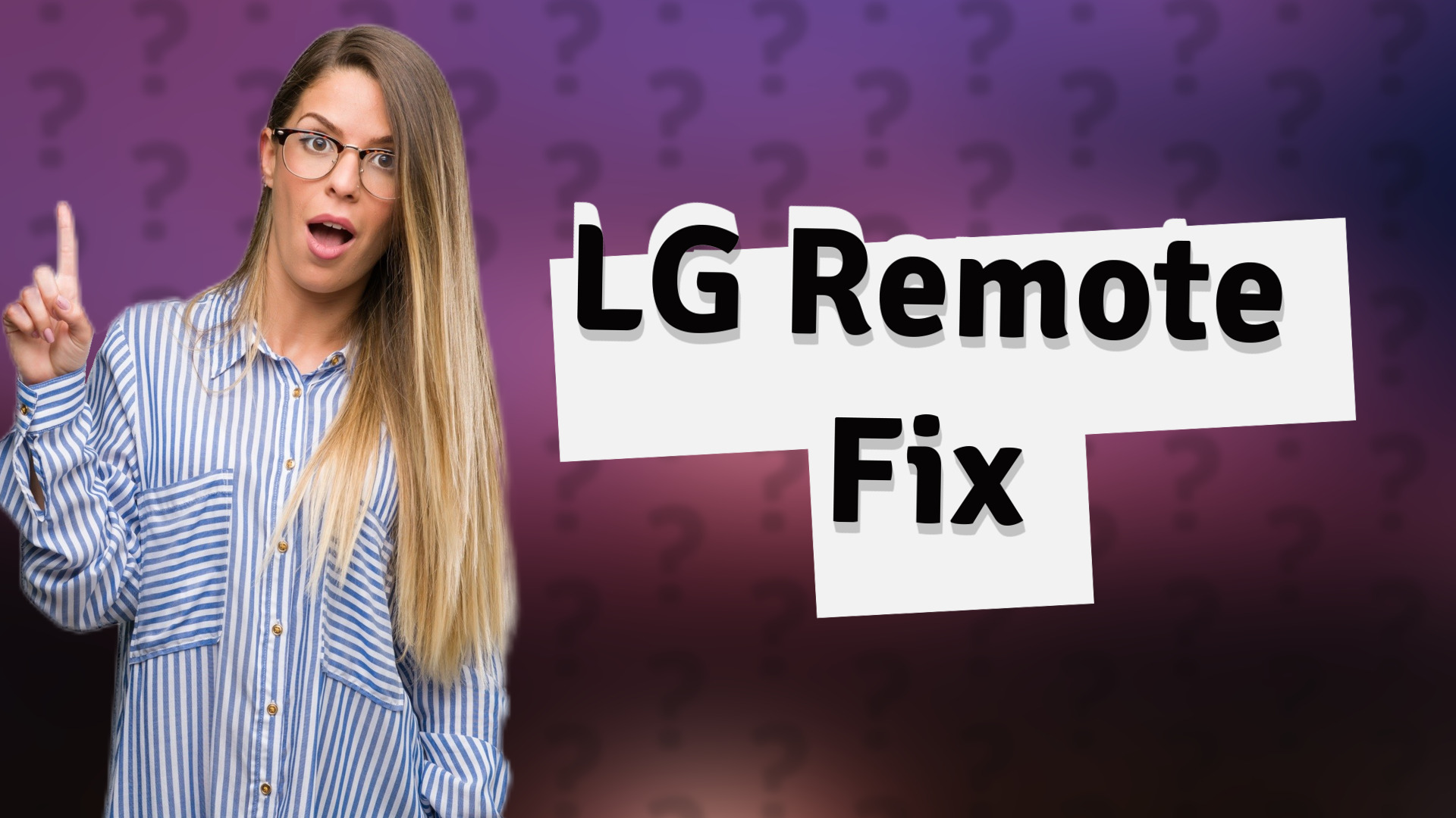 LG Remote Fix