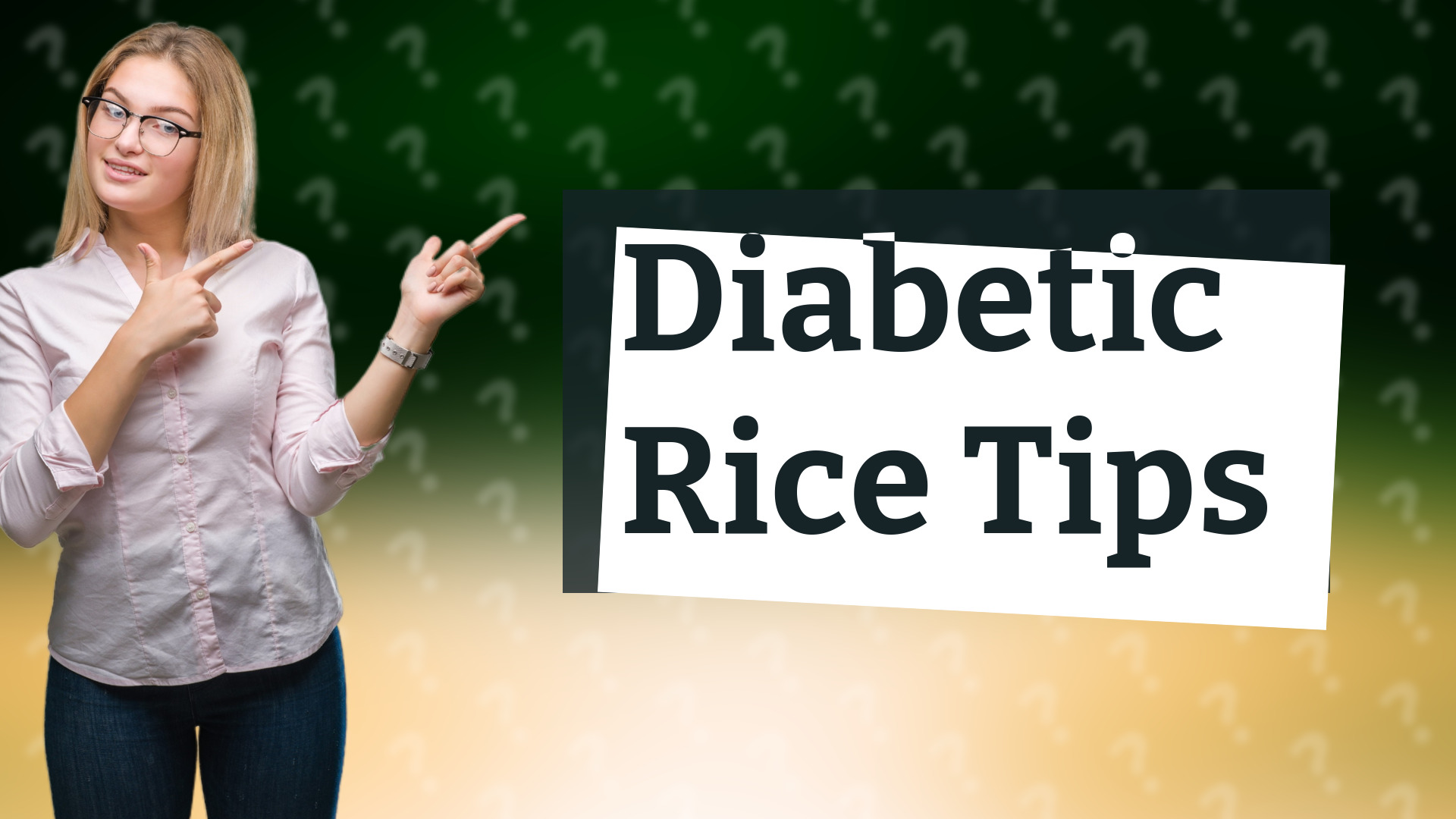 Diabetic Rice Tips