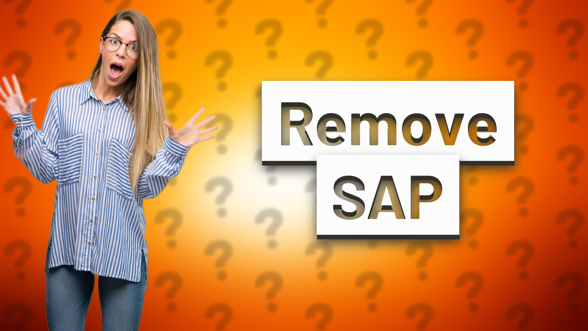 Remove SAP