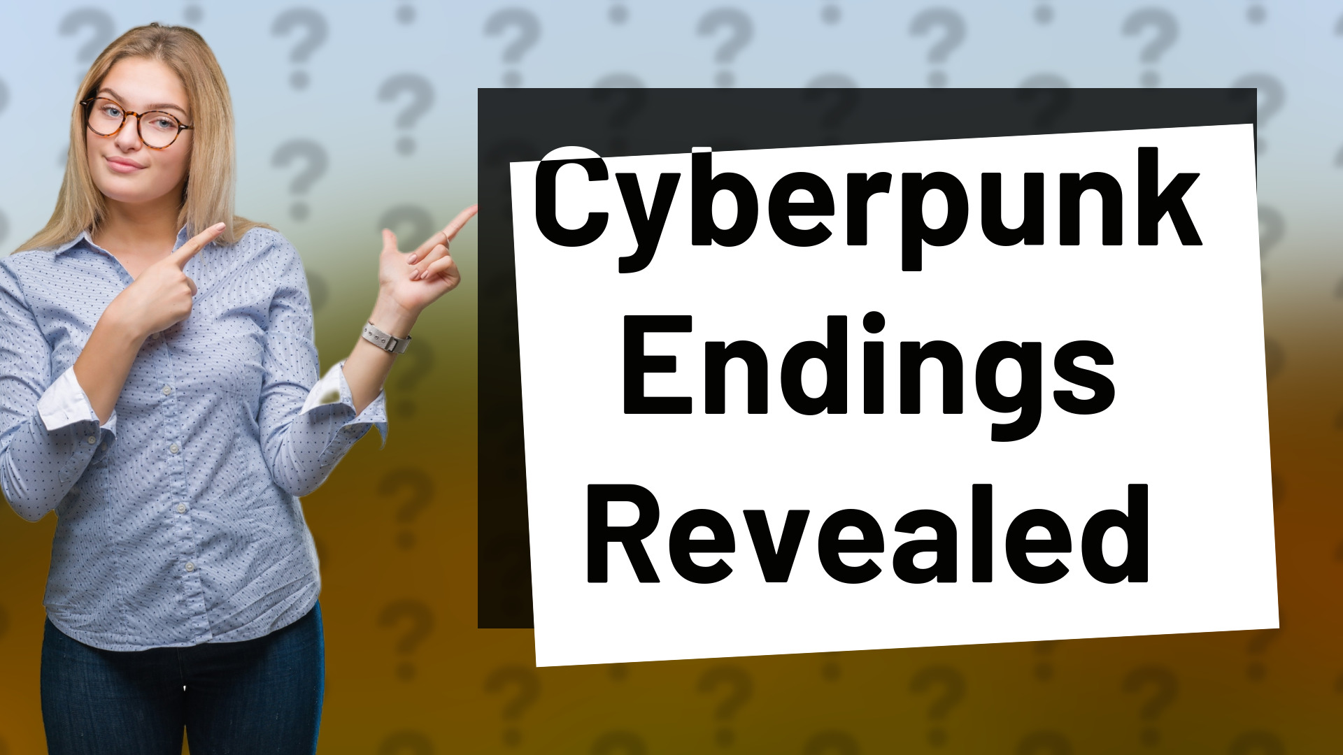Cyberpunk Endings Revealed