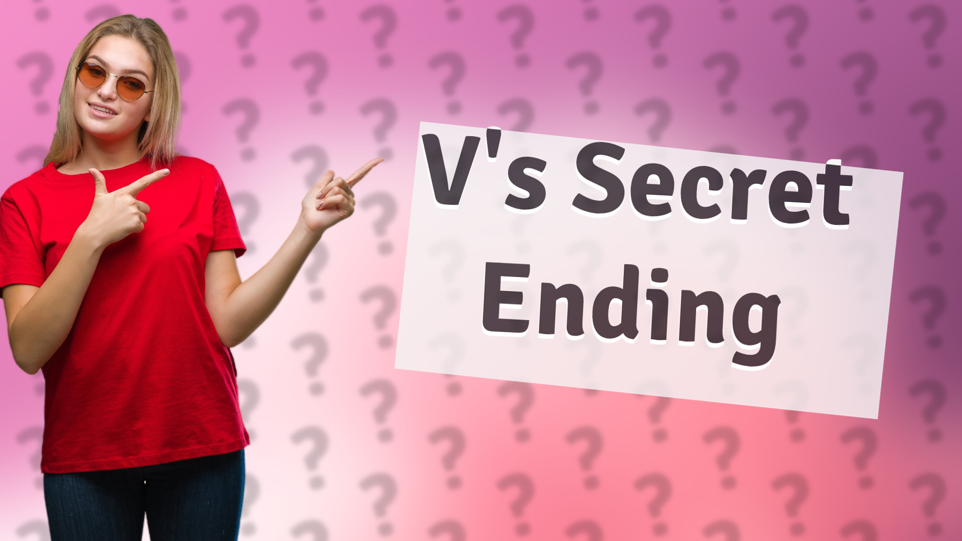 V's Secret Ending