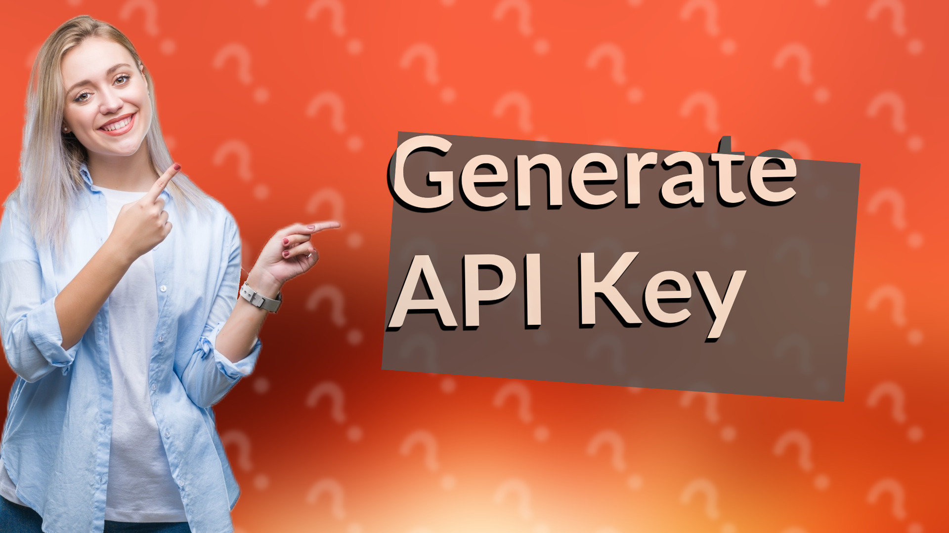 Generate API Key