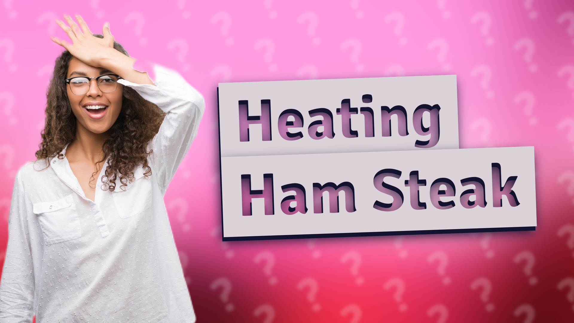 Heating Ham Steak