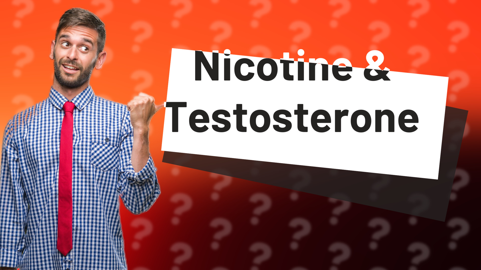 Nicotine & Testosterone