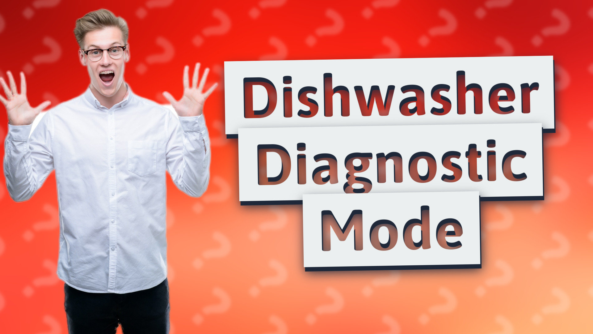 Dishwasher Diagnostic Mode