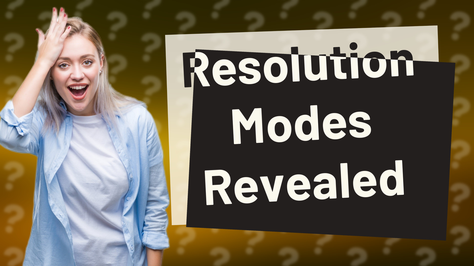 Resolution Modes Revealed