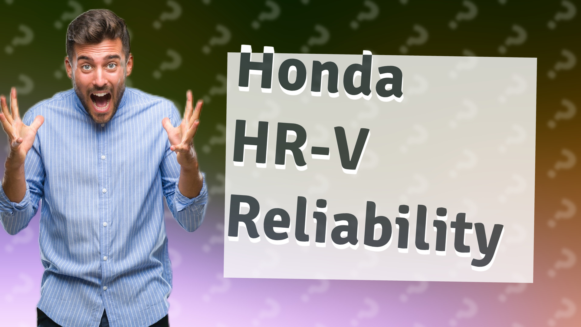 Honda HR-V Reliability