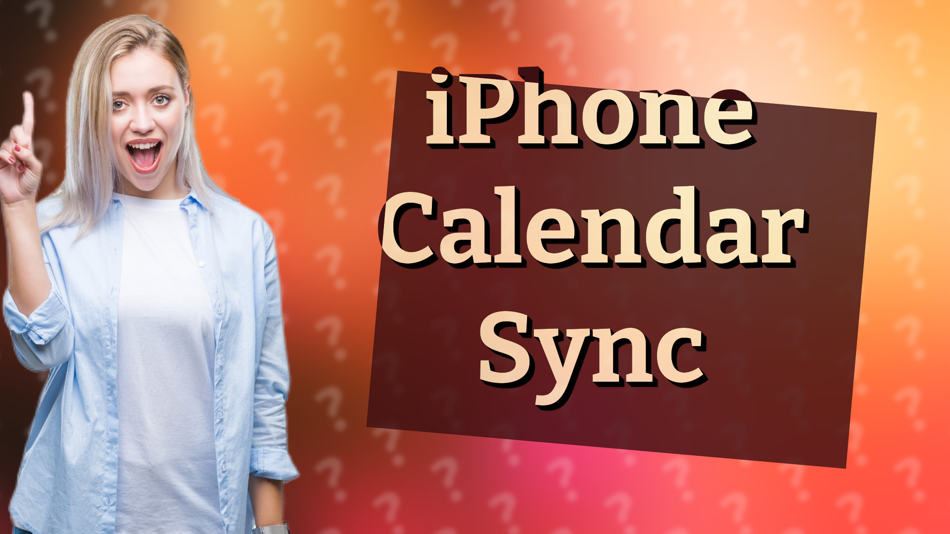iPhone Calendar Sync