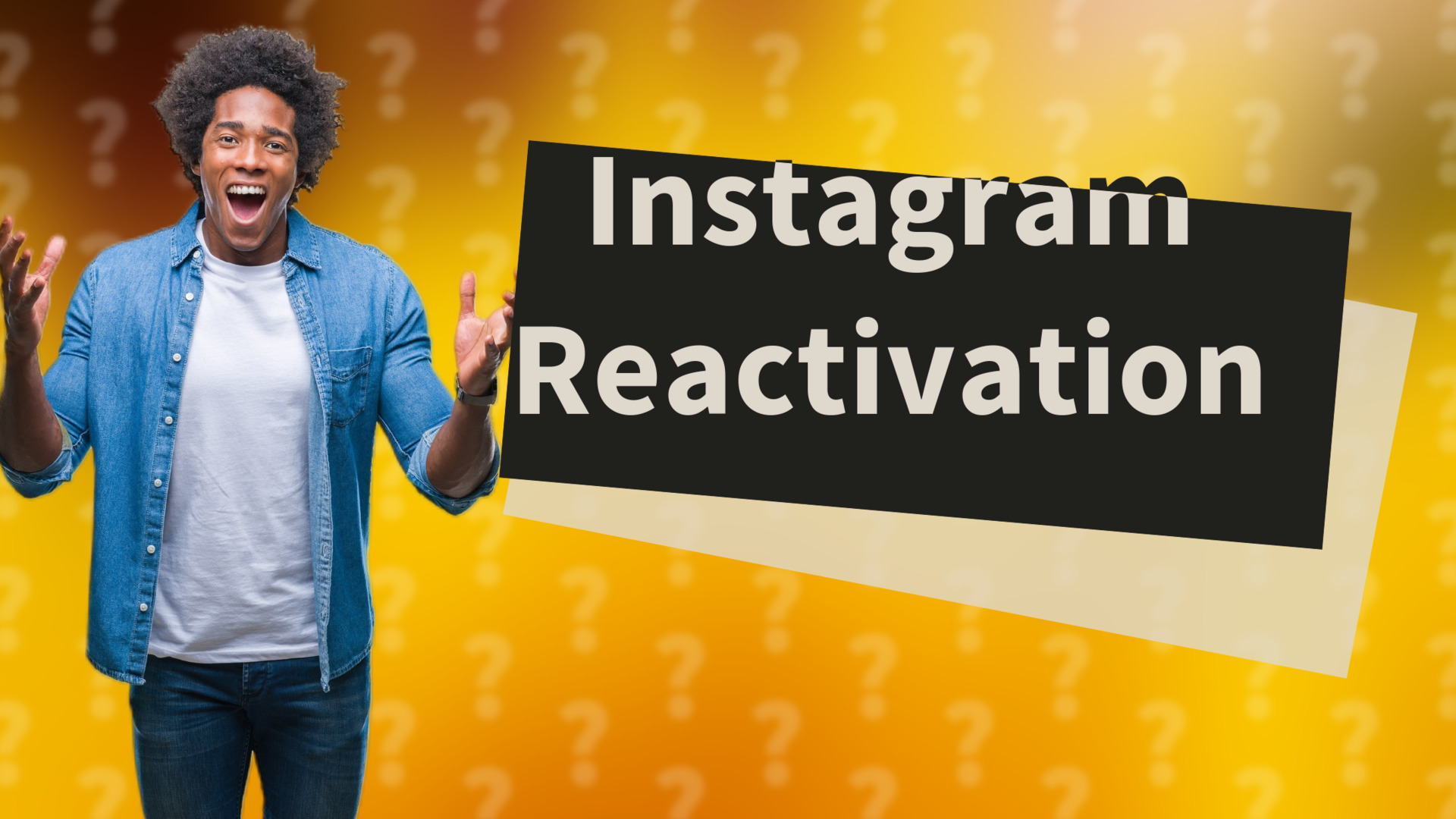 Instagram Reactivation