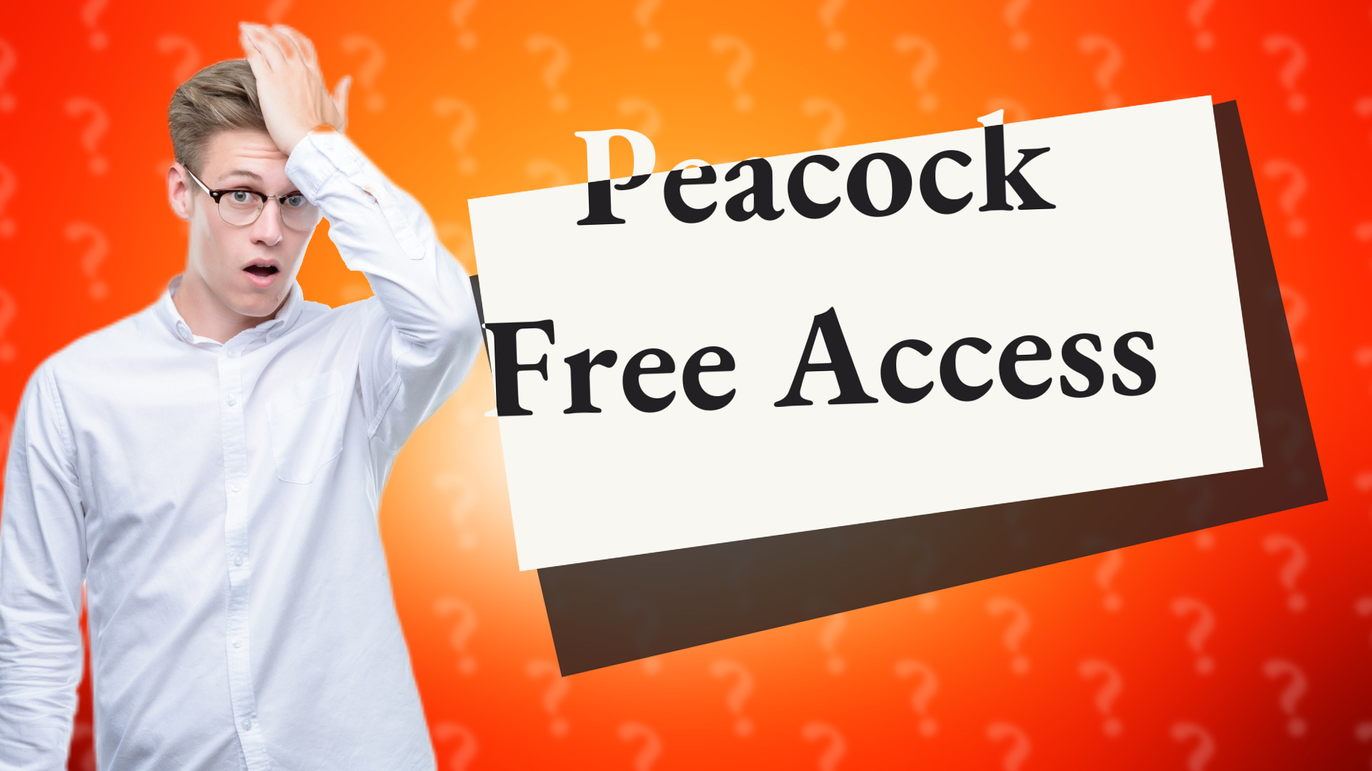 Peacock Free Access