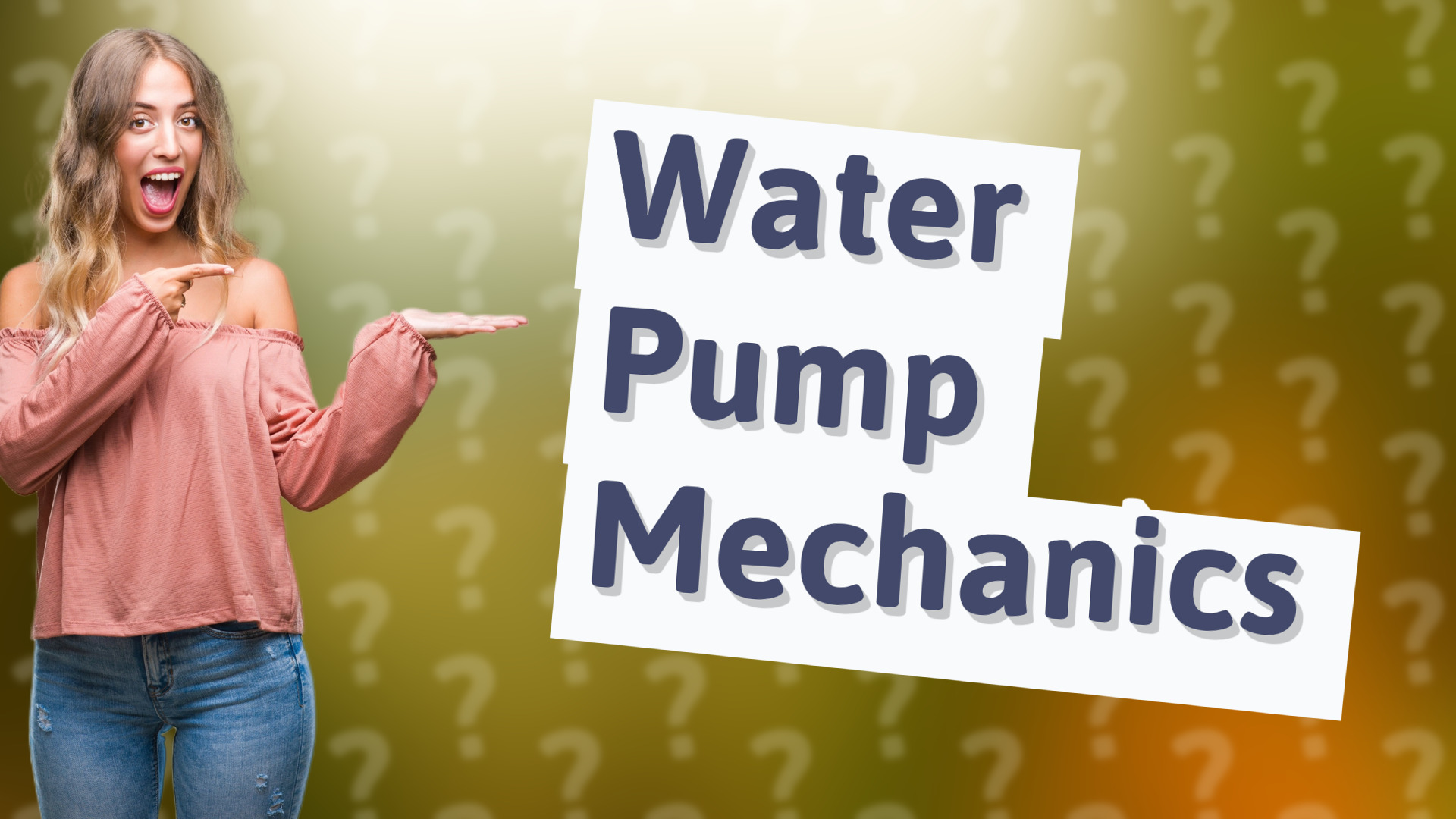 Water Pump Mechanics