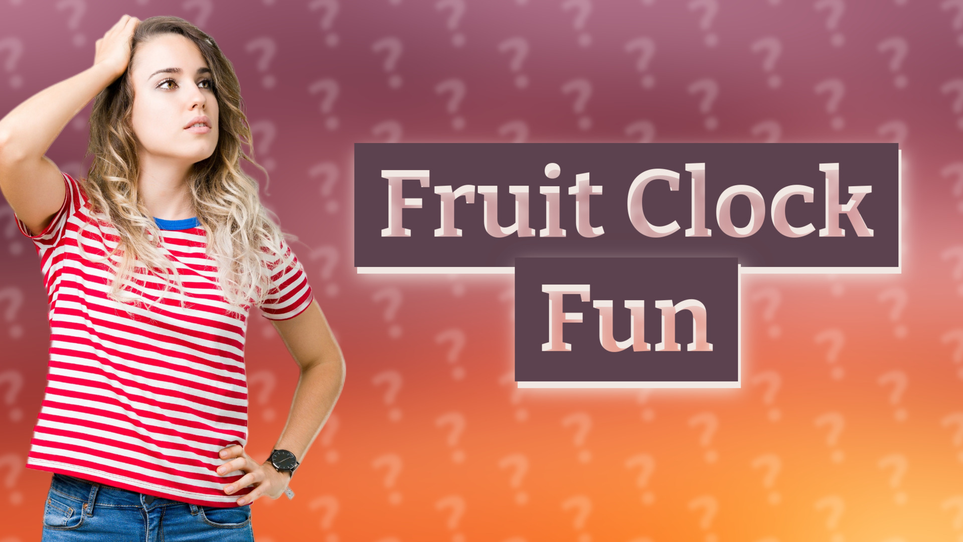 Fruit Clock Fun