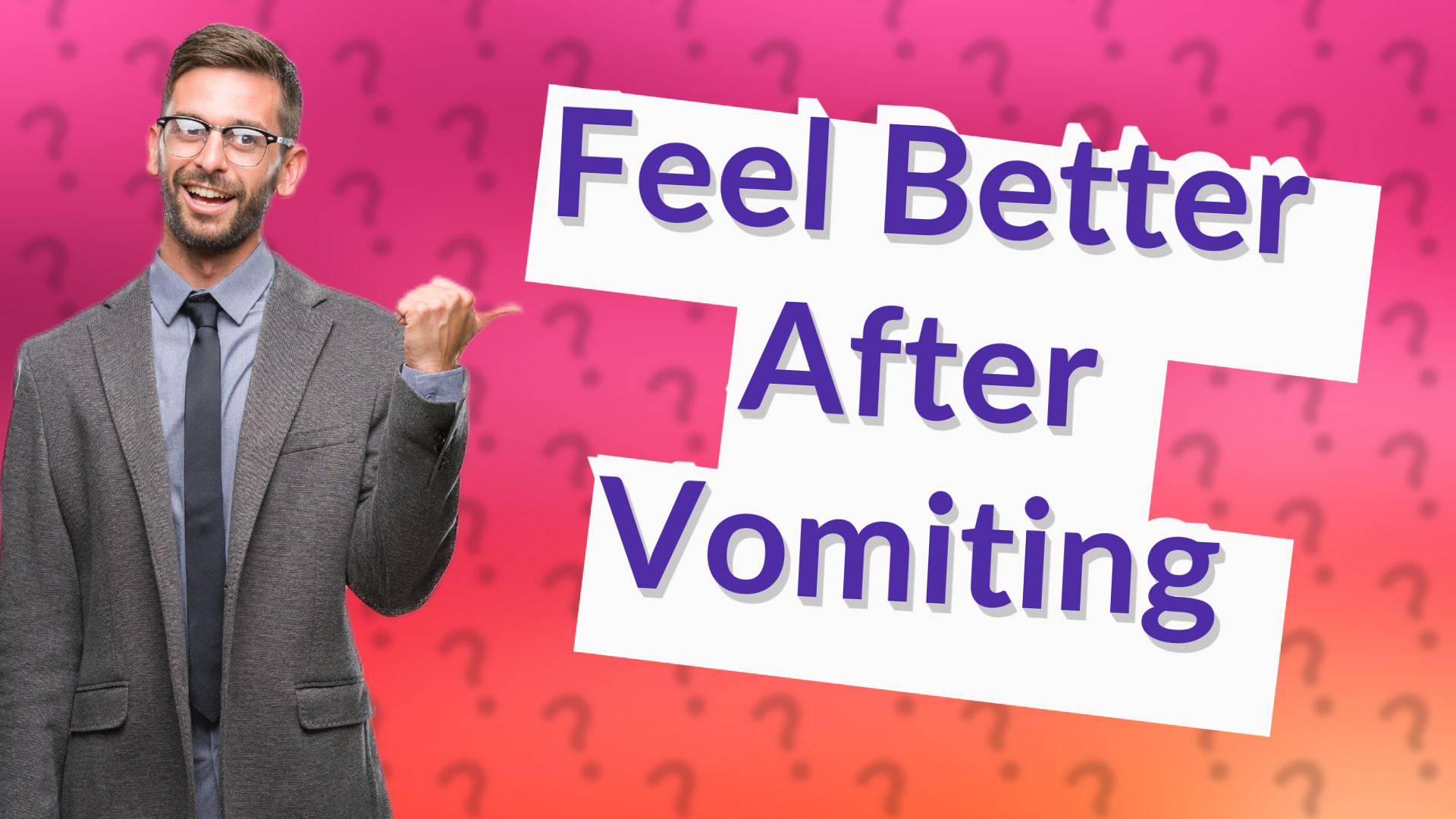 Feel Better After Vomiting
