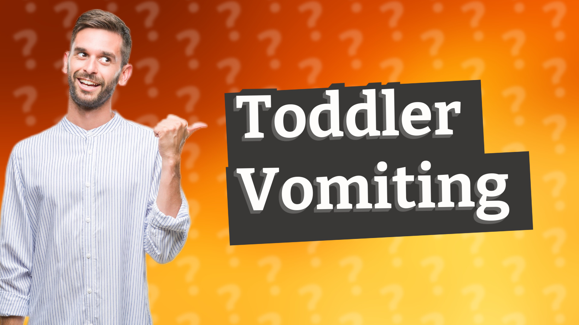 Toddler Vomiting