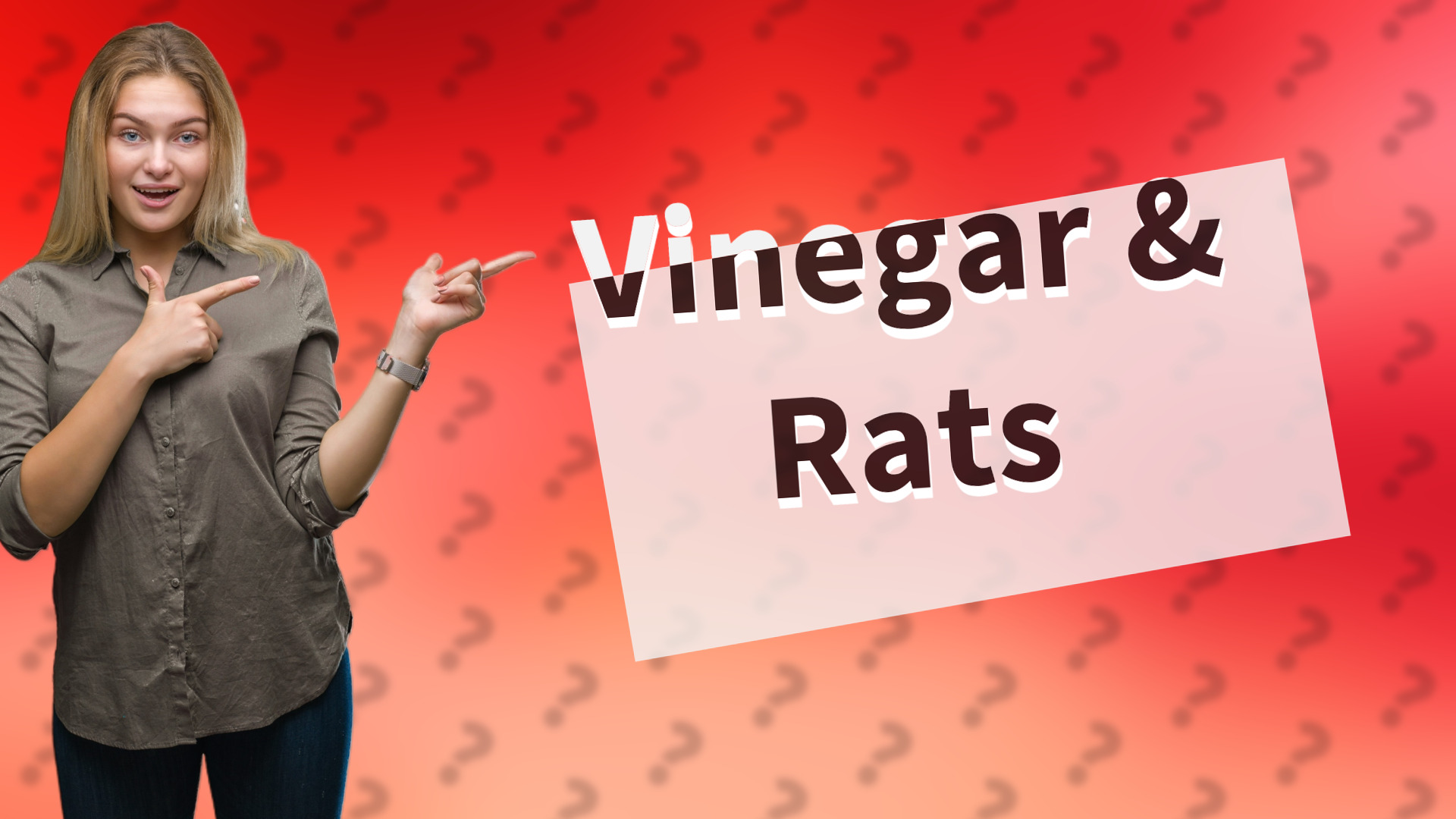 Vinegar & Rats