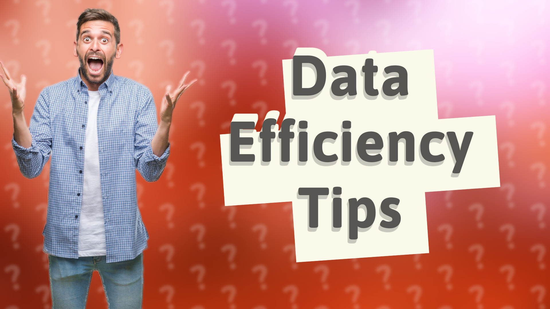 Data Efficiency Tips