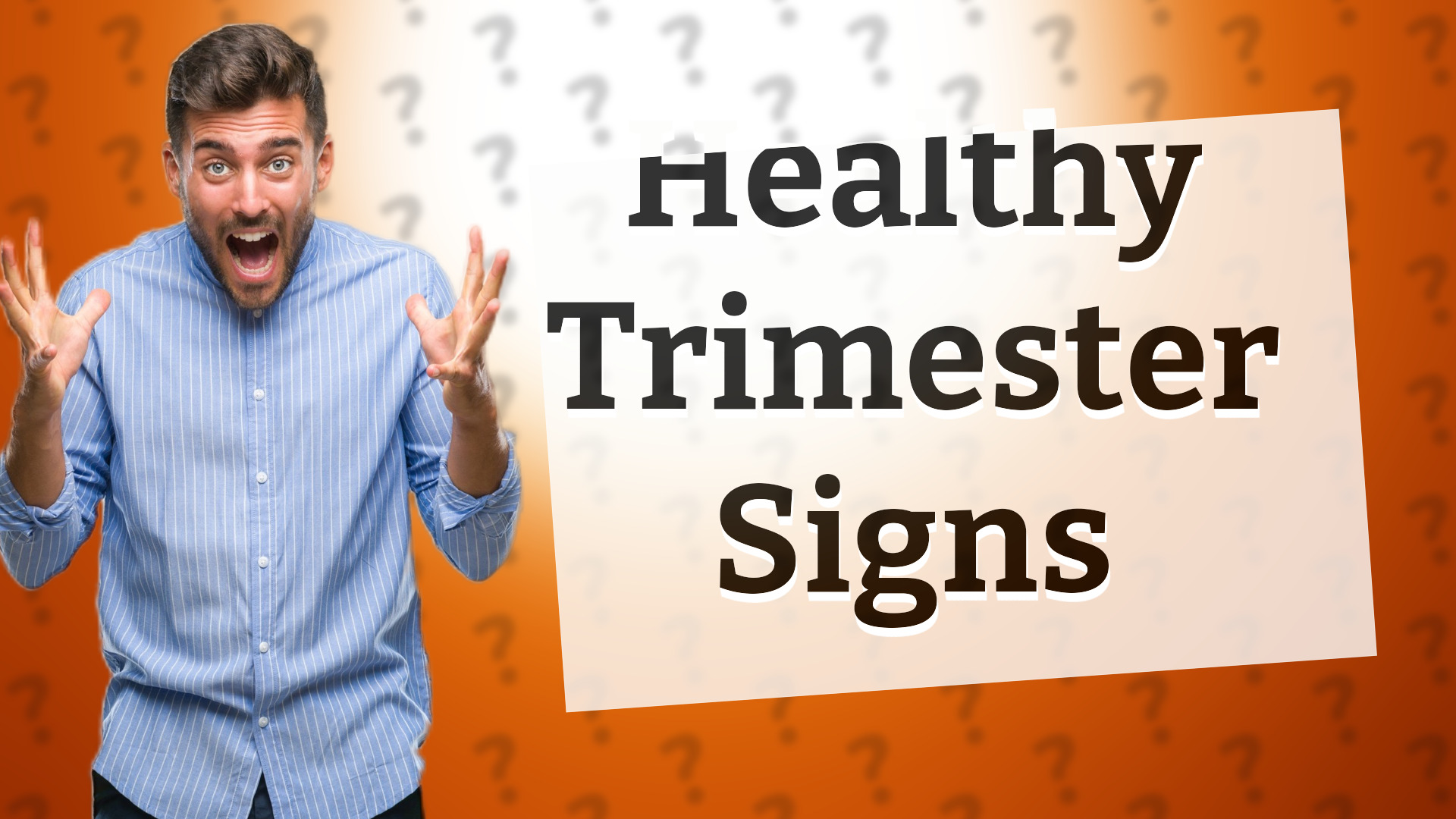 Healthy Trimester Signs