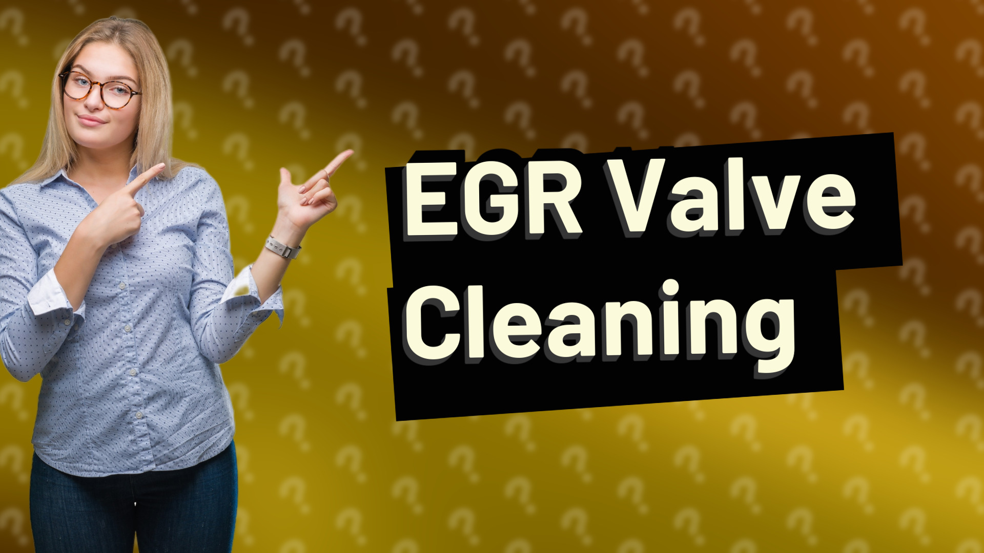 EGR Valve Cleaning