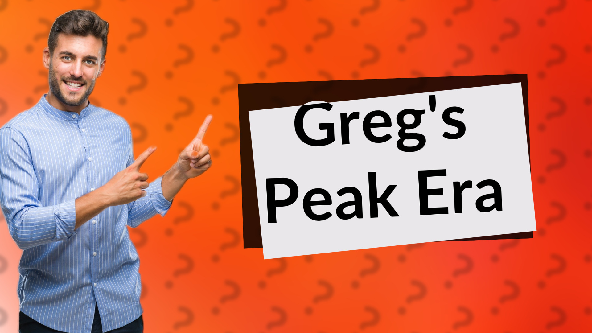 Greg's Peak Era