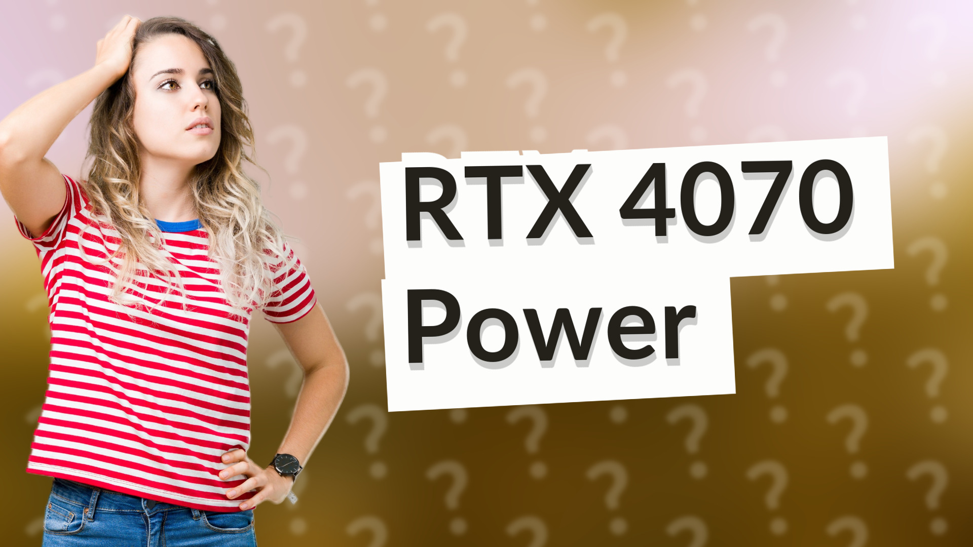 RTX 4070 Power