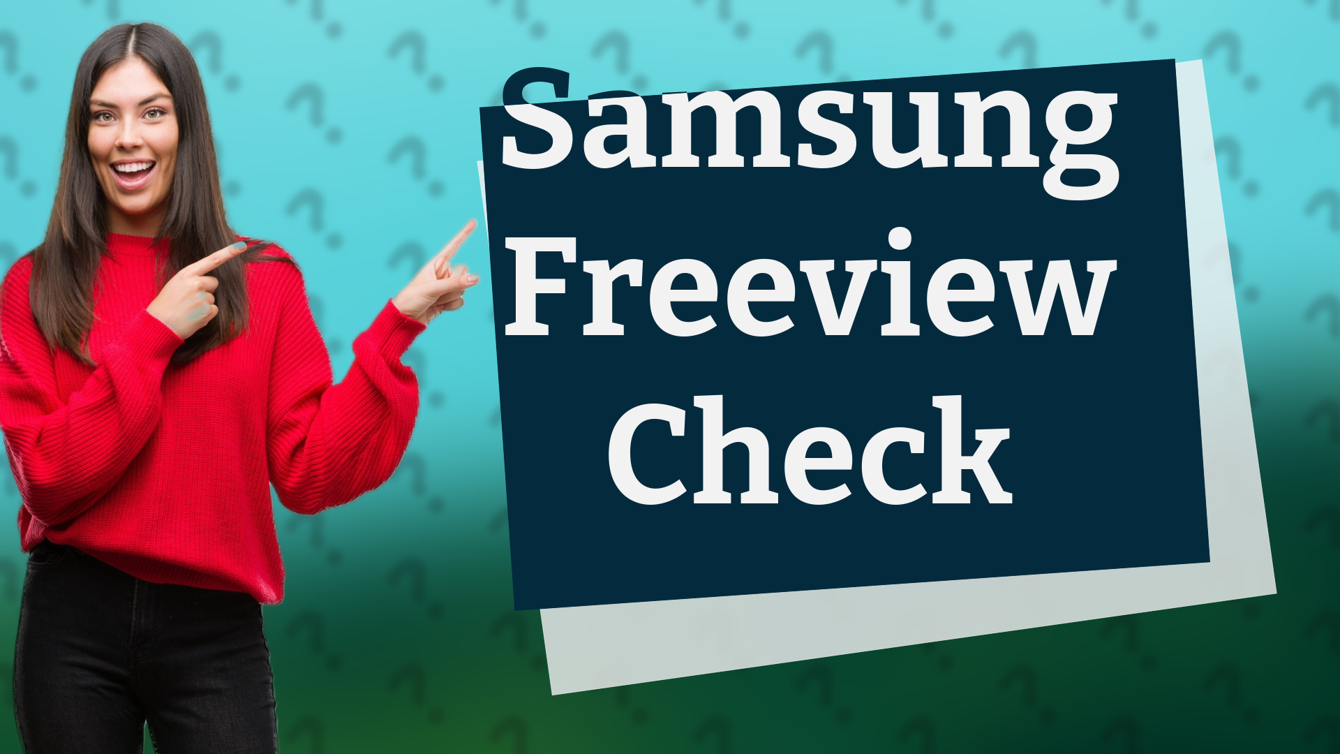 Samsung Freeview Check