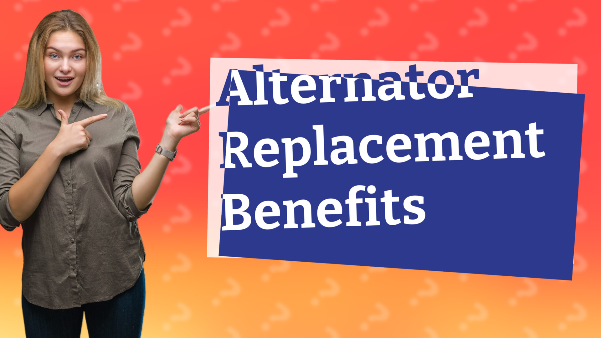 Alternator Replacement Benefits