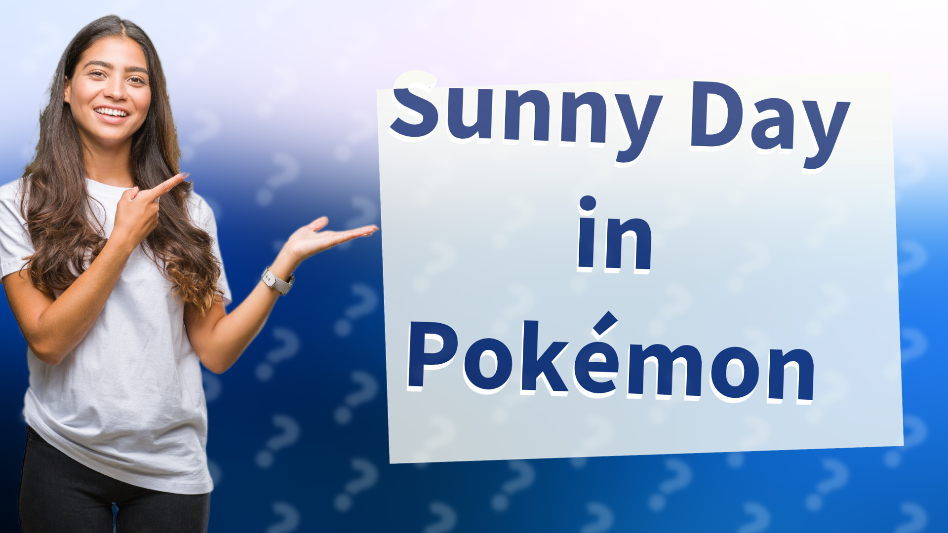 Sunny Day in Pokémon