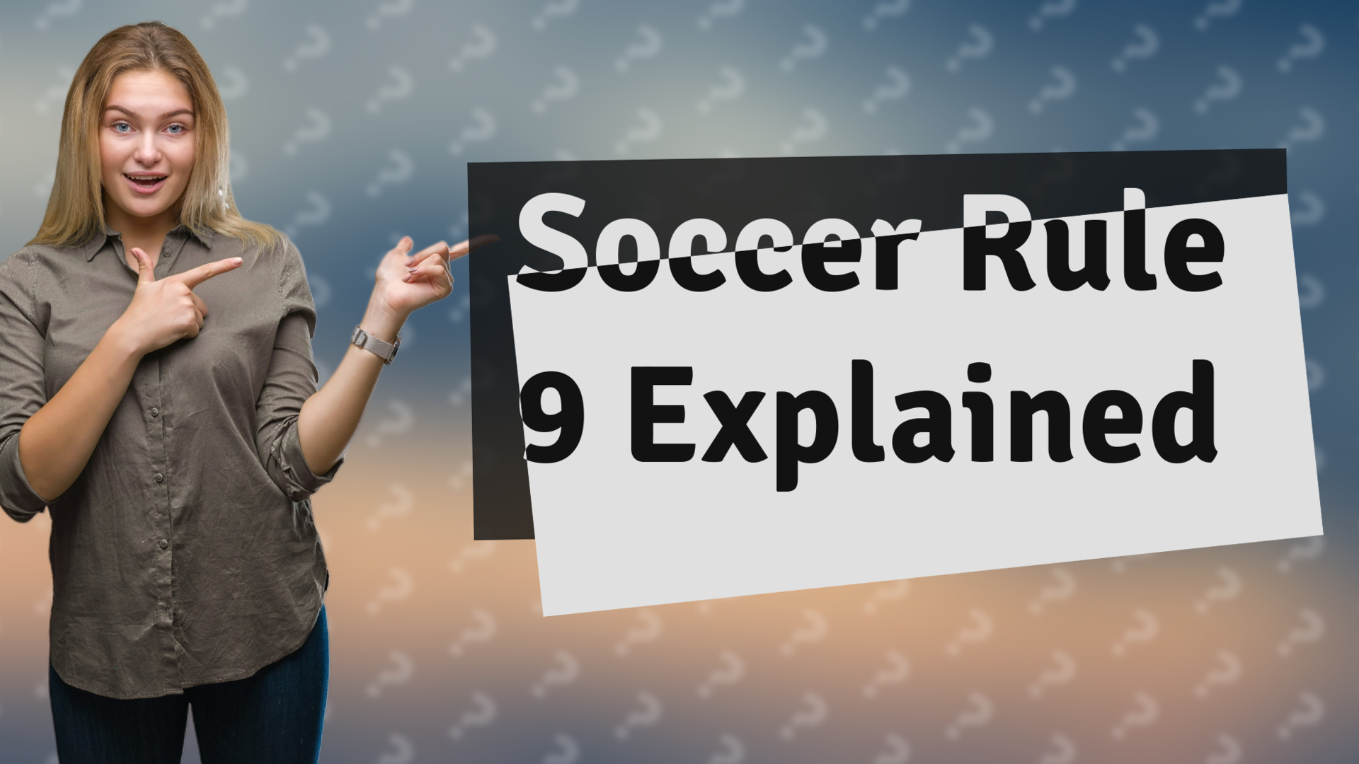 Soccer Rule 9 Explained