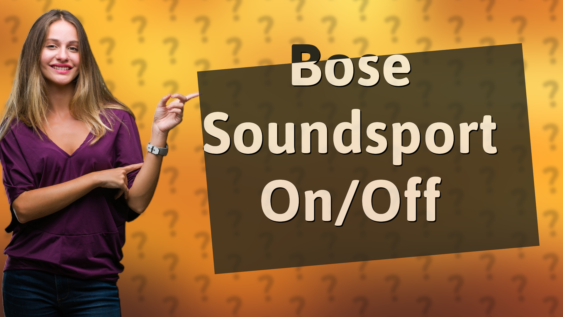 Bose Soundsport On/Off