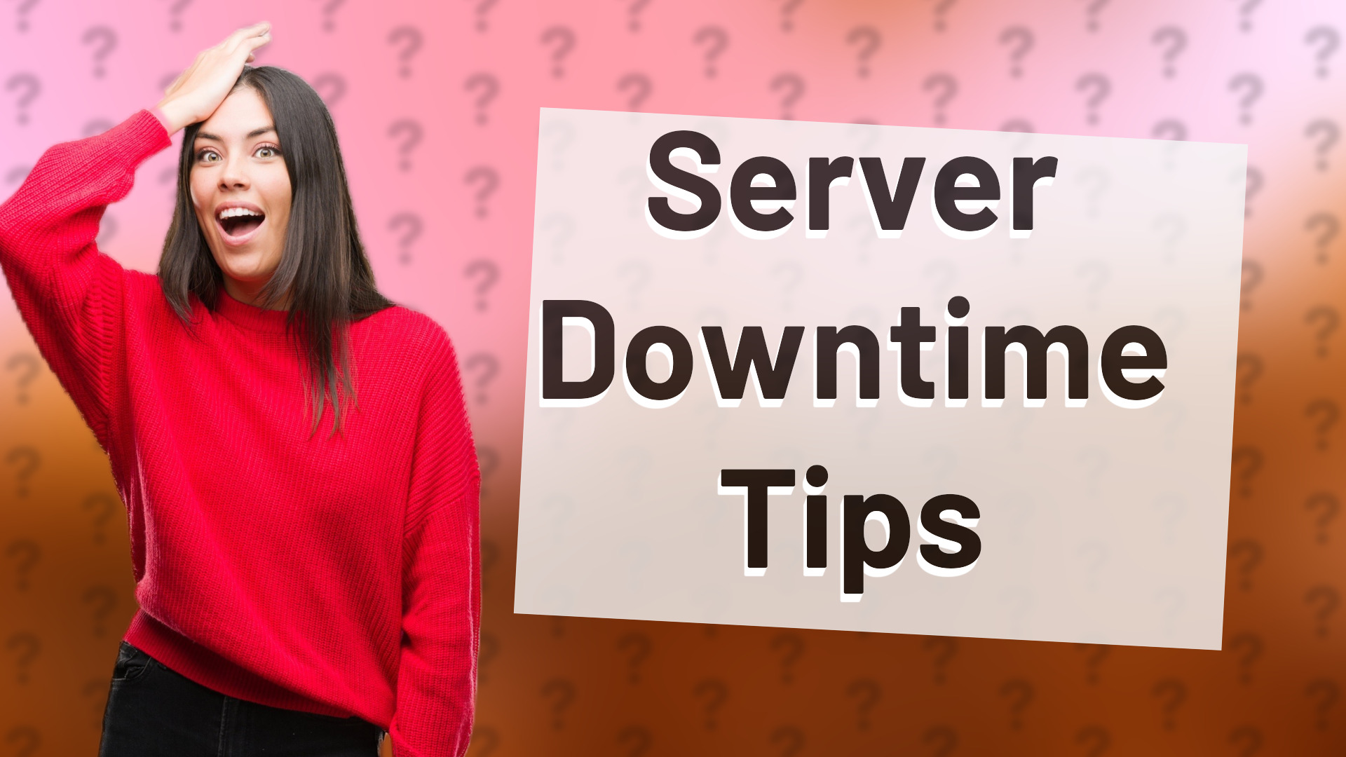 Server Downtime Tips